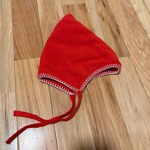 Hanna Andersson Red Kids Fleece Hat
